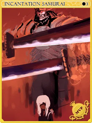 Carta Samurai Encarnado